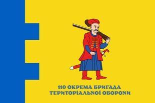 Прапор 110 окрема бригада територіальної оборони 4.2.3.03.v1.03 фото