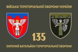 Прапор 135 окремий батальйон територіальної оборони 4.2.2.02.04.v1.03 фото