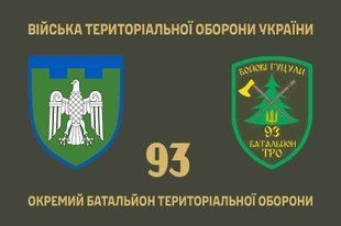 Прапор 93 окремий батальйон територіальної оборони 4.2.5.08.01.v1.03 фото