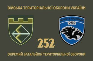 Прапор 252 окремий батальйон територіальної оборони 4.2.2.08.09.v1.03 фото