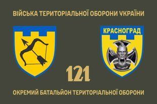 Прапор 121 окремий батальйон територіальної оборони 4.2.3.05.02.v1.03 фото