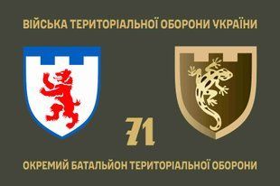 Прапор 71 окремий батальйон територіальної оборони 4.2.5.02.04.v1.03 фото