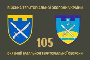 Прапор 105 окремий батальйон територіальної оборони 4.2.3.02.02.v1.03 фото