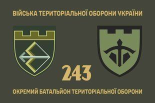 Прапор 243 окремий батальйон територіальної оборони 4.2.2.08.07.v1.03 фото