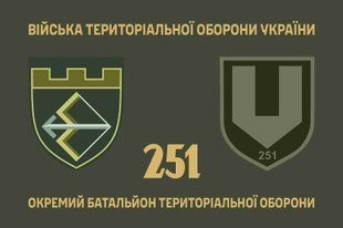 Прапор 251 окремий батальйон територіальної оборони 4.2.2.08.08.v1.03 фото