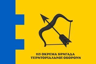 Прапор 113 окрема бригада територіальної оборони 4.2.3.05.v1.03 фото