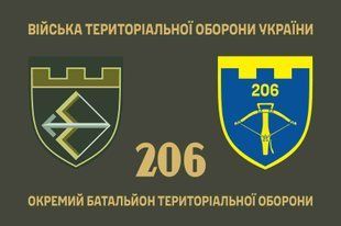 Прапор 206 окремий батальйон територіальної оборони 4.2.2.08.04.v1.03 фото