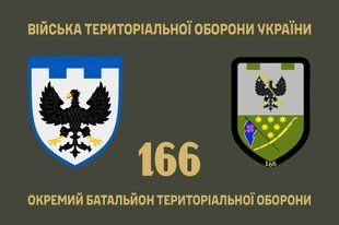 Флаг 166 отдельный батальон территориальной обороны 4.2.2.07.05.v1.03 фото