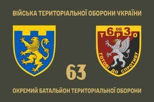 Прапор 63 окремий батальйон територіальної оборони 4.2.5.04.02.v1.03 фото
